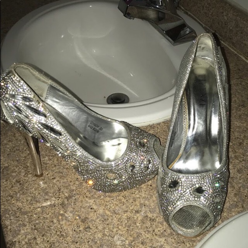 Blinged our heels
